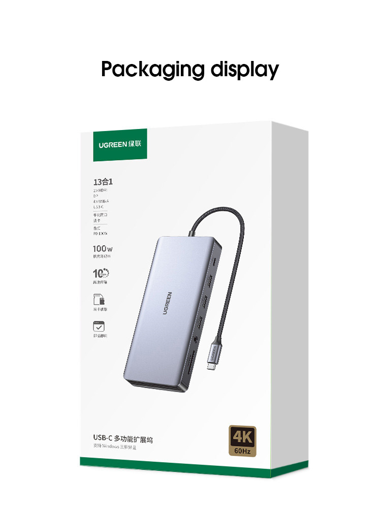 UGreen-13-in-1-Typ-C-Dockingstation-USB-Adapter-mit-USB302--USB322--USB-C32--PD--HD2--35mm-Audio-Gig-2020656-21